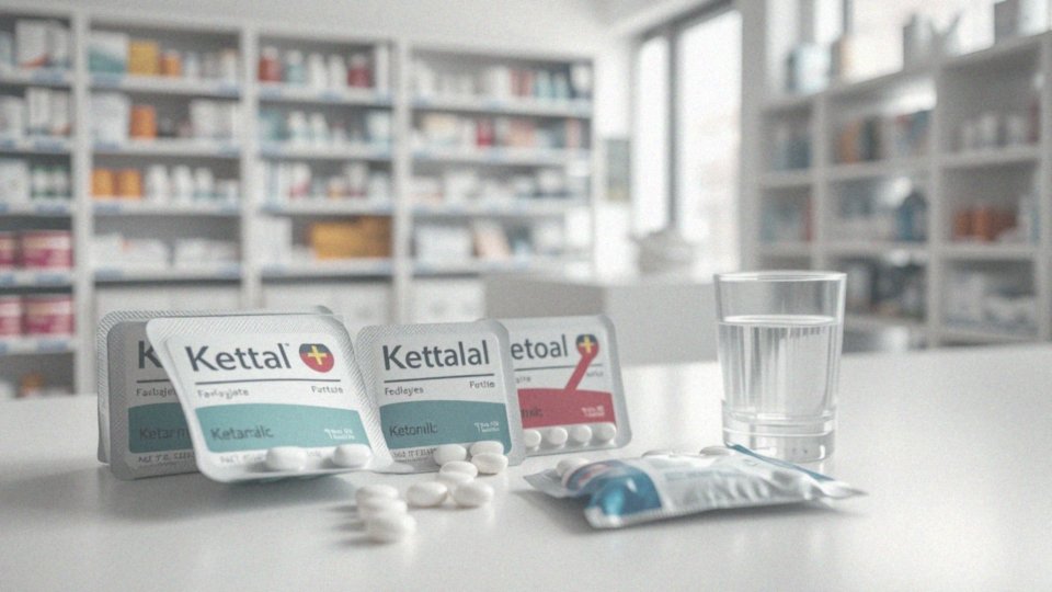 Jakie są różne formy Ketonalu i jak wpływają na działanie leku?